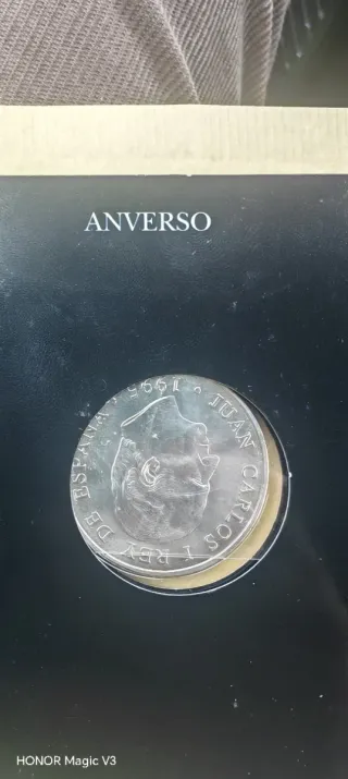 Moneda Plata 2000 Pesetas 1995 Presidencia Consejo