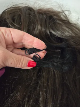 Parrucca capelli lunghi castana