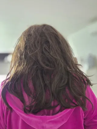 Parrucca capelli lunghi castana