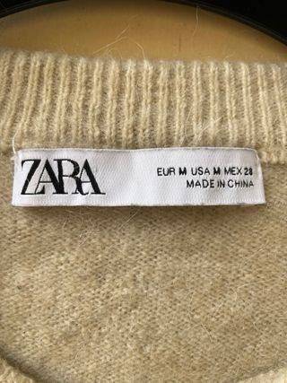 Jersey Zara Lana y Alpaca Rayas