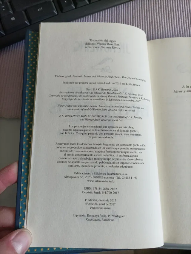 Animales Fantásticos y Dónde Encontrarlos - J.K. R