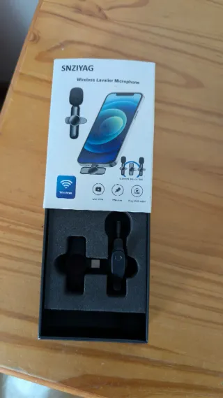 Micrófono Inalámbrico SNZIYAG para Móvil. Sin usar
