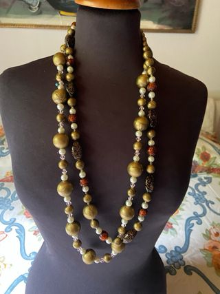 Set di due collane lunghe vintage