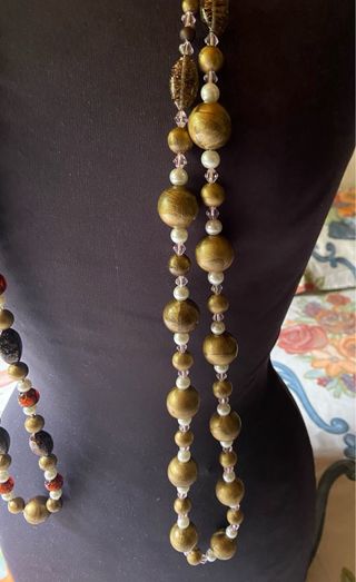 Set di due collane lunghe vintage