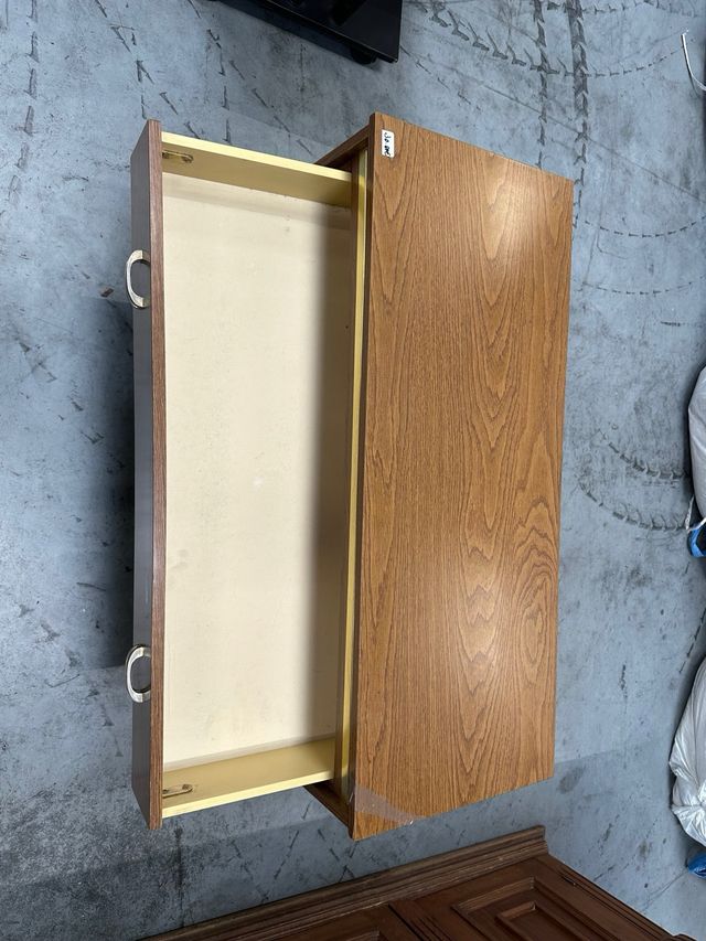 Cajonera vintage madera y metal