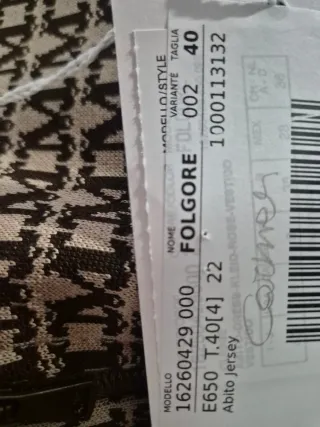 Max Mara abito monogram tg 40