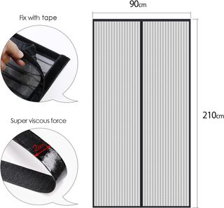 MYCARBON Mosquitera Puerta Magnética 90 x 210 cm