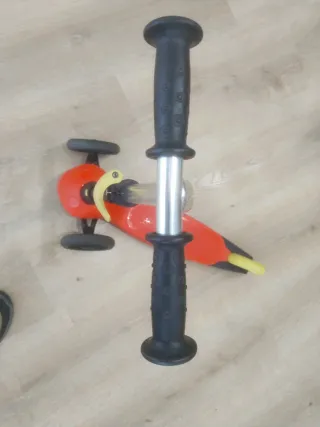 Patinete Oxelo B100 Rojo 3 Ruedas