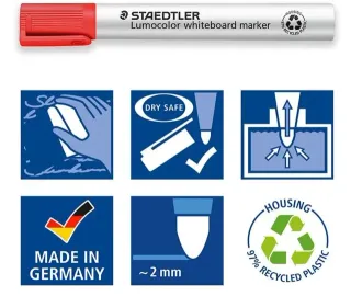 Rotuladores Staedtler Lumocolor Pizarra Blanca