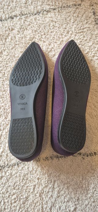NEW - VIVAIA Zapatos planos morados mujer