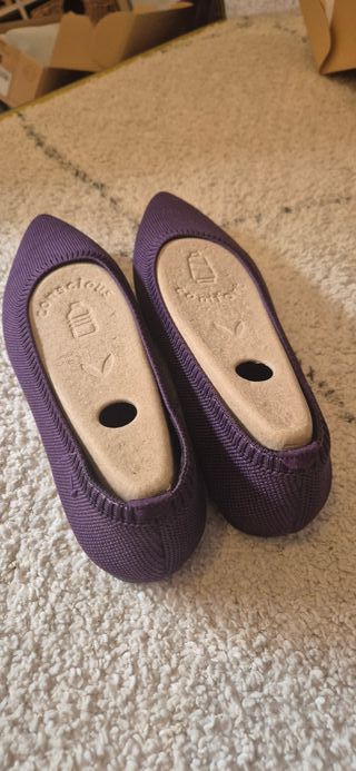 NEW - VIVAIA Zapatos planos morados mujer