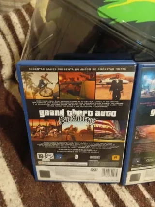 Pack/Lote GTA San Andreas y Vice City PS2