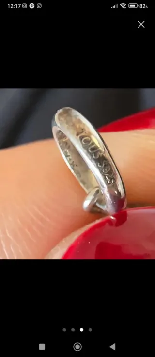 Colgante Tous Plata Perla Turquesa. Original