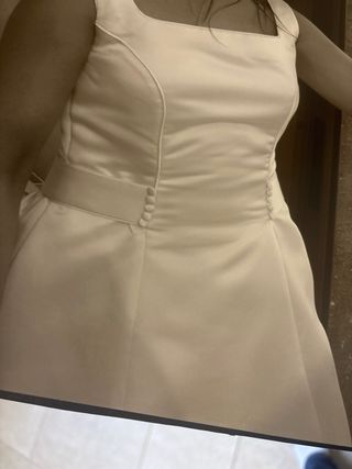Vestido de Novia Talla 42 con Velo