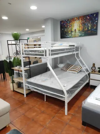 Litera Matrimonio Metal Blanco