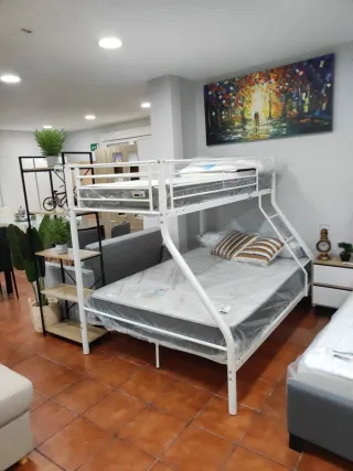 Litera Matrimonio Metal Blanco