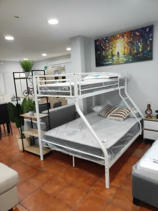 Litera Matrimonio Metal Blanco