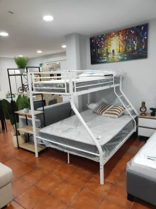 Litera Matrimonio Metal Blanco