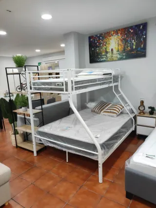 Litera Matrimonio Metal Blanco