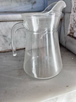 6 Jarras de Vidrio Transparentes