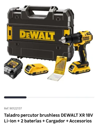 Atornillador Taladro Percutor DeWalt  18V Brushles