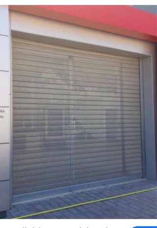 Puerta enrollable aluminio