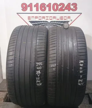 295 40 21 Y MICHELIN RUEDA AL 90% VIDA UTIL