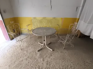 Conjunto muebles jardín