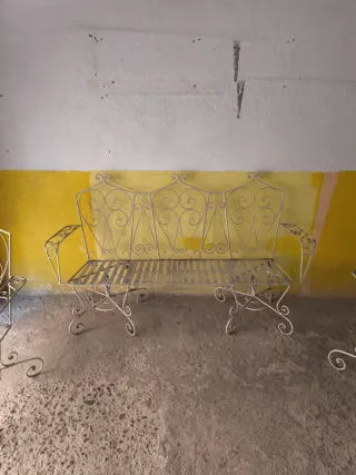 Conjunto muebles jardín