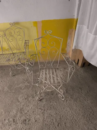 Conjunto muebles jardín