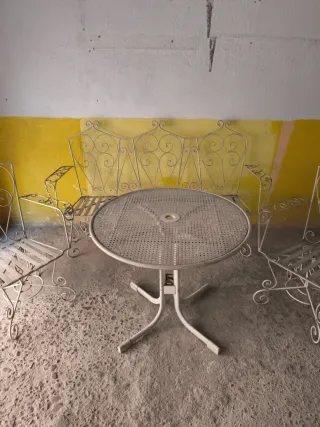 Conjunto muebles jardín