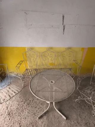 Conjunto muebles jardín