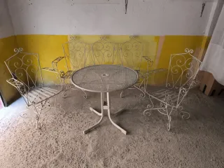 Conjunto muebles jardín