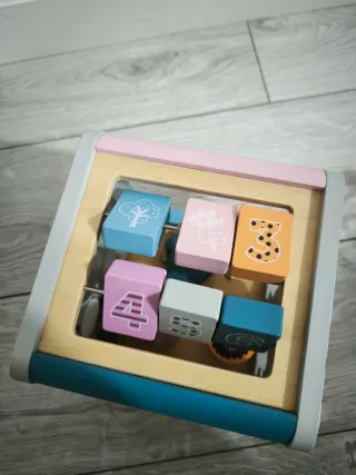 Cubo multiactividad madera