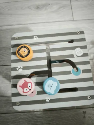 Cubo multiactividad madera