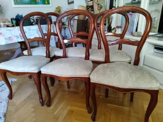 Sillas de comedor de madera caoba