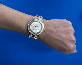 Reloj Next Mujer Oro Rosa Cristales - Estilo Joyer