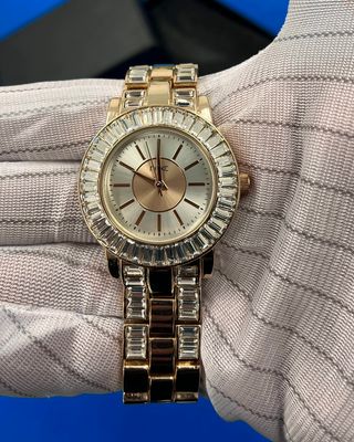 Reloj Next Mujer Oro Rosa Cristales - Estilo Joyer