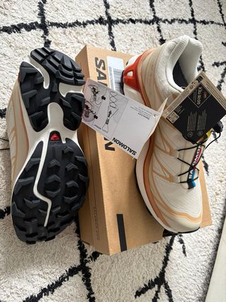 Salomon XT-6 GTX Beige/Naranja