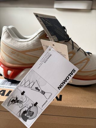 Salomon XT-6 GTX Beige/Naranja