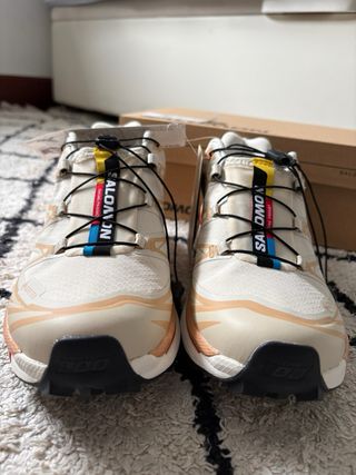 Salomon XT-6 GTX Beige/Naranja