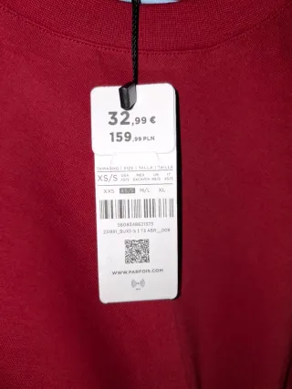 Vestido Parfois Granate Talla XS/S