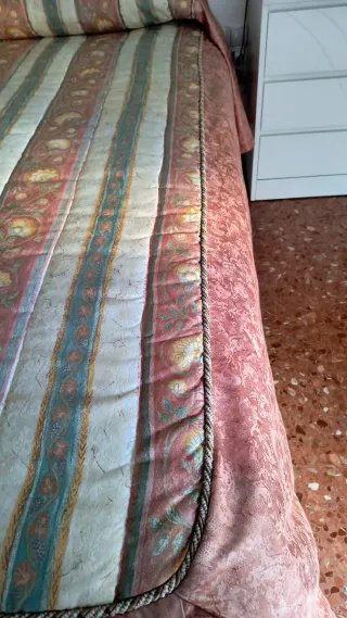 Colcha edredón Rey Martin de 120x180 cm y cortinas