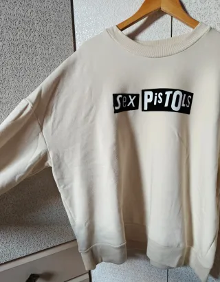 Sudadera crema Sex Pistols Lefties seminueva