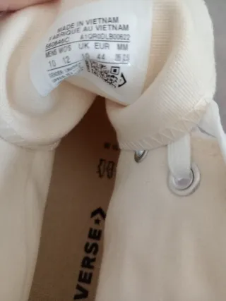 Zapatillas con plataforma color blanco + caja