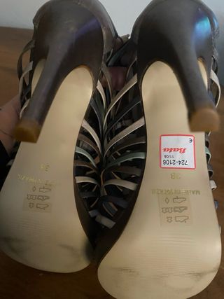 Sandalias Talla 38 Multicolor