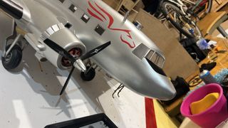 Maqueta DC3 Madera Hecha a Mano