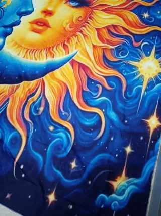 Arazzo Decorativo Sole e Luna