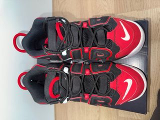 Nike Air More Uptempo Zapatillas Negras Rojas