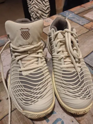 K-Swiss Zapatillas Tenis Talla 40 Beige/Gris